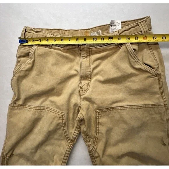 Carhartt Men's Rugged Flex Relaxed Fit  Double Knee Utility Work Pants 36x30 - Picture 7 of 13